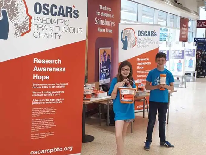 izzy and jack collecting for oscars
