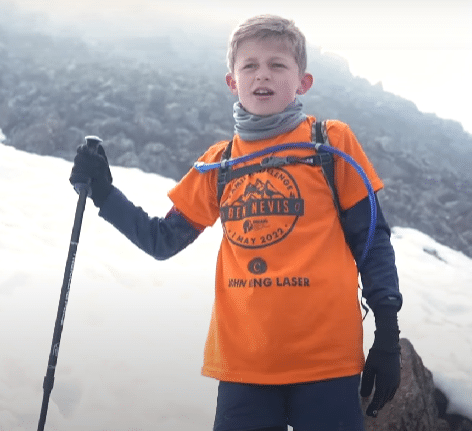 Josh on Ben Nevis